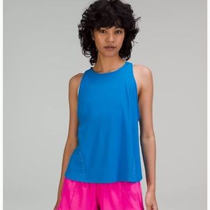 Lululemon Lightweight Stretch Running Tank Top- Poolside Blue